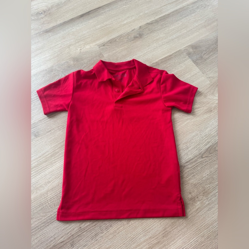 Nautica Vibrant Red Kids Polo Shirt